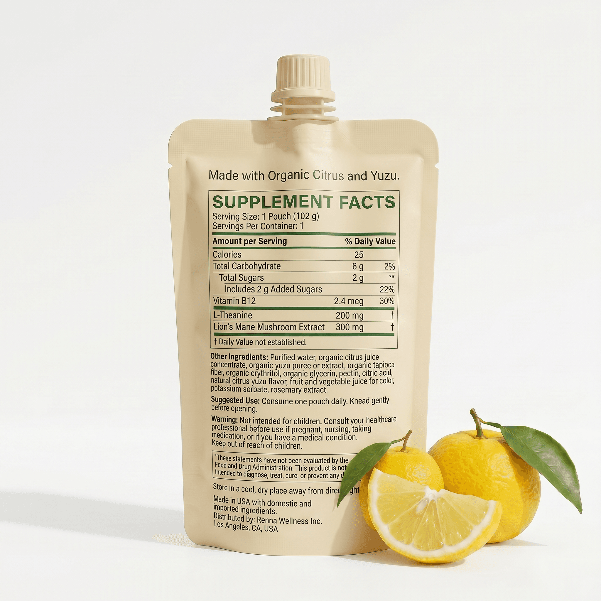 FOCUS supplement facts