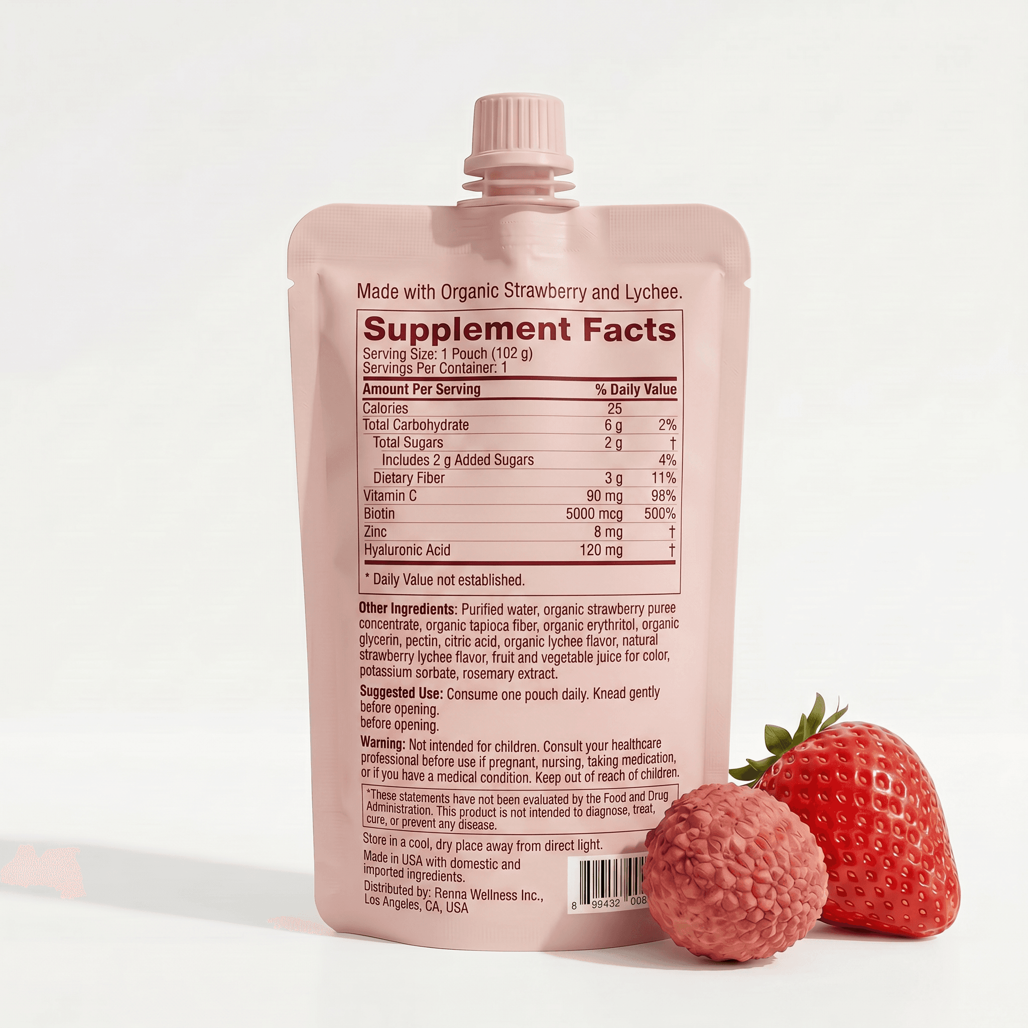 GLOW supplement facts