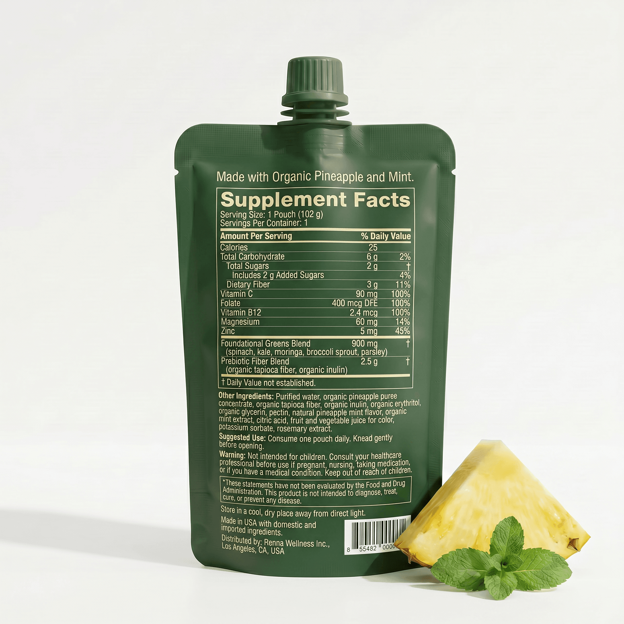 NOURISH supplement facts